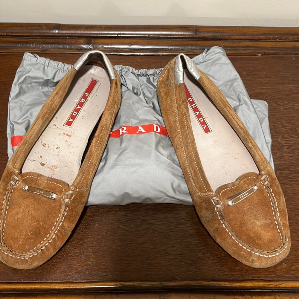 Womens Prada driving shoes 38/8